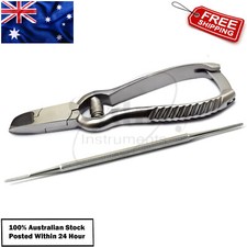 Toe Ingrown Barrel Spring Heavy Duty Toe Nail Cutter Clipper Pedicure Nipper