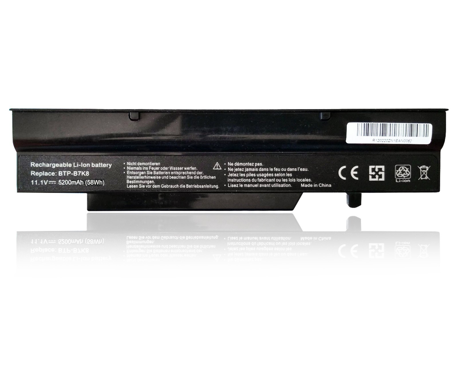 Batteria Per Fujitsu-Siemens Lifebook N532 - 14,4V 4400mAh/63Wh, Li-Ion, Ricambio Compatibile