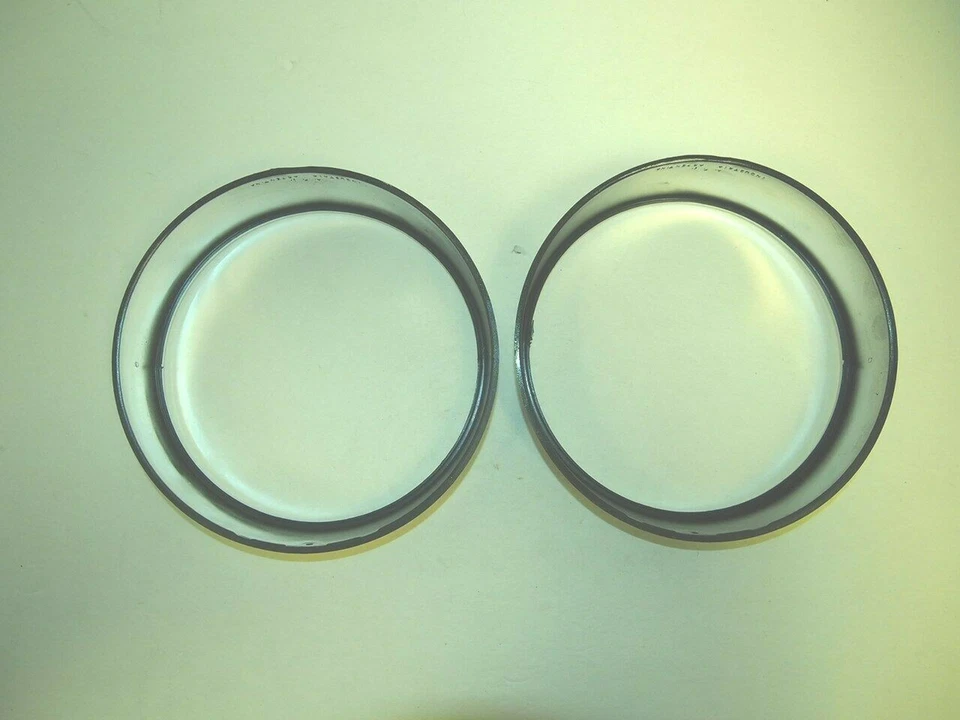 FIAT 600 600d Abarth Headlight Ring Set Left and Right Side -NEW- #520-set - Image 3 of 3