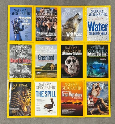 National Geographic Magazine 2010 Slip Cover Water Mount St Helens Polygamy