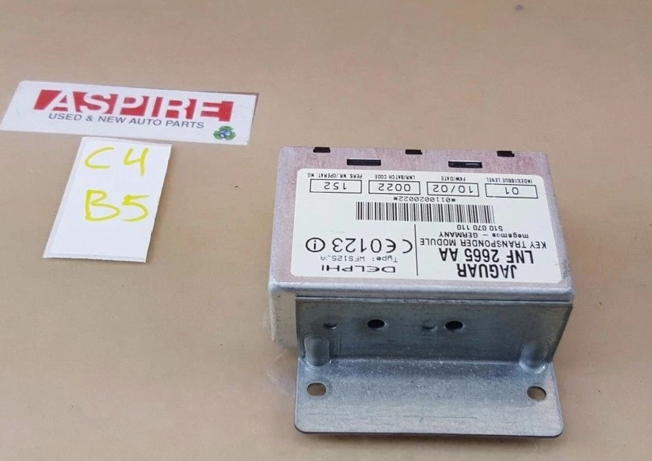1999-2002 Jaguar XJ8 XJR Super V8 Vanden Plas Key Transponder Module LNF2665AA - Image 2 of 4