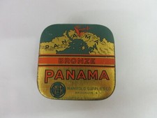 VINTAGE ADVERTISING TYPEWRITER RIBBON PANAMA   COLLECTIBLE TIN 574- thumbnail