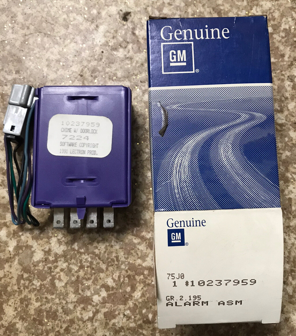 OEM GM 10253233 Alarm Assembly, Seat Belt & Ignition Key & Lps 