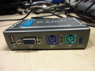 D-Link DKVM-2KU - Dual 2-Port KVM Switch Ps/2 USB 2.0 VGA - EXCL PSU & CABLES