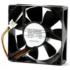 Original For Melco MMF-08C24DS Server Cooling Fan 24VDC 0.12A 80x80x25mm 3-wire
