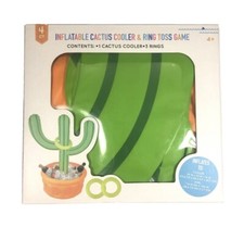 Cactus Cooler Ring Toss Game Inflatable Three Rings Party Fun Outdoor NEW