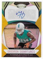 Minkah Fitzpatrick 2018 PANINI CERTIFIED GOLD AUTOGRAPH CARD Steelers AUTO SP/25