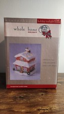 Whole Home Holiday Handpainted Tealight House Candle Holder M81354