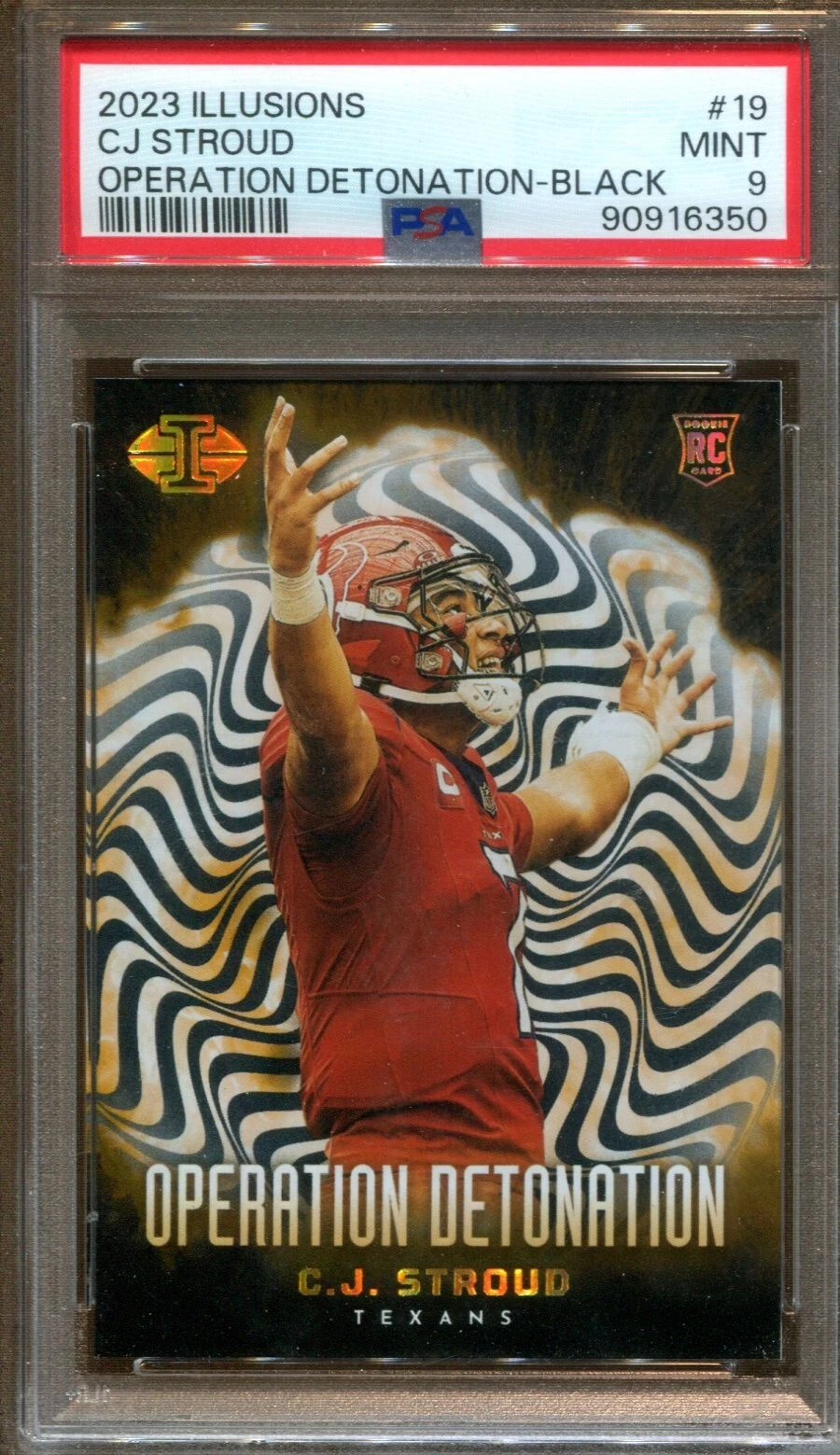 CJ Stroud Panini Illusions Operation Detonation #19 Black