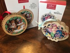 2023~Hallmark~Disney Little Mermaid~ARIEL AND FRIENDS & MICKEY’S CHRISTMAS CAROL