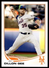 2013 Topps #156 Dillon Gee New York Mets Baseball