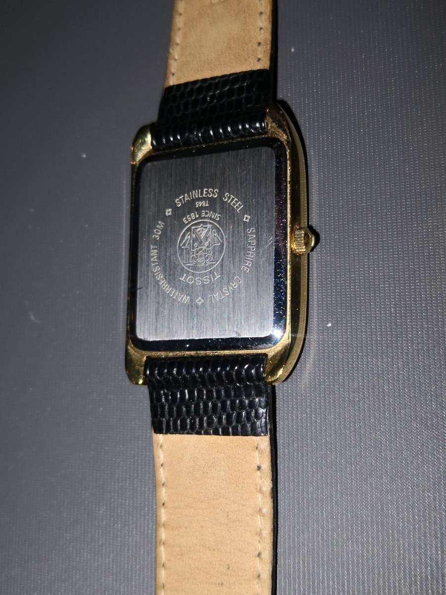Genuine Tissot 1853 Fascination | T845 Gold Tone Cream Dial