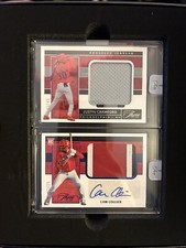 Cam Collier Patch Auto /15 Panini Three and Two Lot