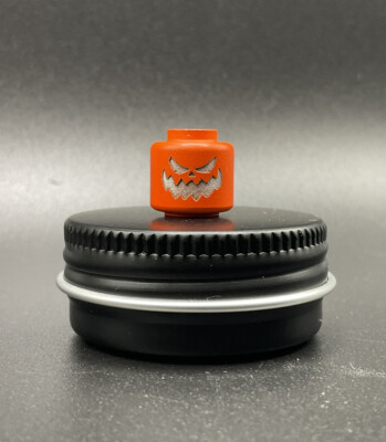 Zero Feud 2021 Halloween Orange Jack O Lantern Brickman Bead Cerakoted Aluminum