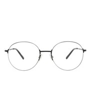 Balenciaga Unisex Round/Oval Black Black Transparent Fashion Designer Eyewear
