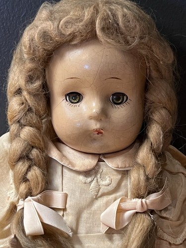 Vintage Composition Doll 1940’s Sleepy Eye Doll - Picture 1 of 14
