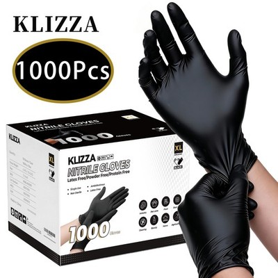 Disposable Nitrile Gloves, 4.5/5 Mil, Powder-Free Heavy Duty Clean Gloves