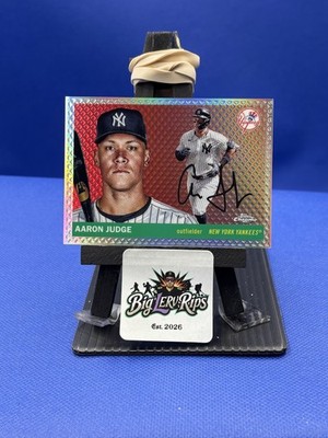 Aaron Judge #136 “Diamond Etch” #47/55 (2025 Topps Chrome Platinum Anniversary)