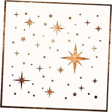 12 inch Large Star Stencil for Painting - Twinkle Star Wall Stencil for