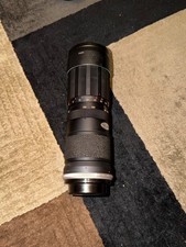 Teleobiettivo zoom Panagor 85-205mm f/3.8 made in Japan con custodia vintage