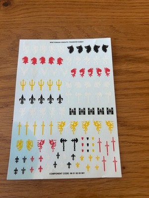 warhammer Breton Knights Transfers