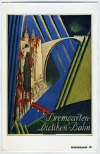 Swissair Premiere 1st Class Menu 1973 Otto Morach Cover Switzerland to New York