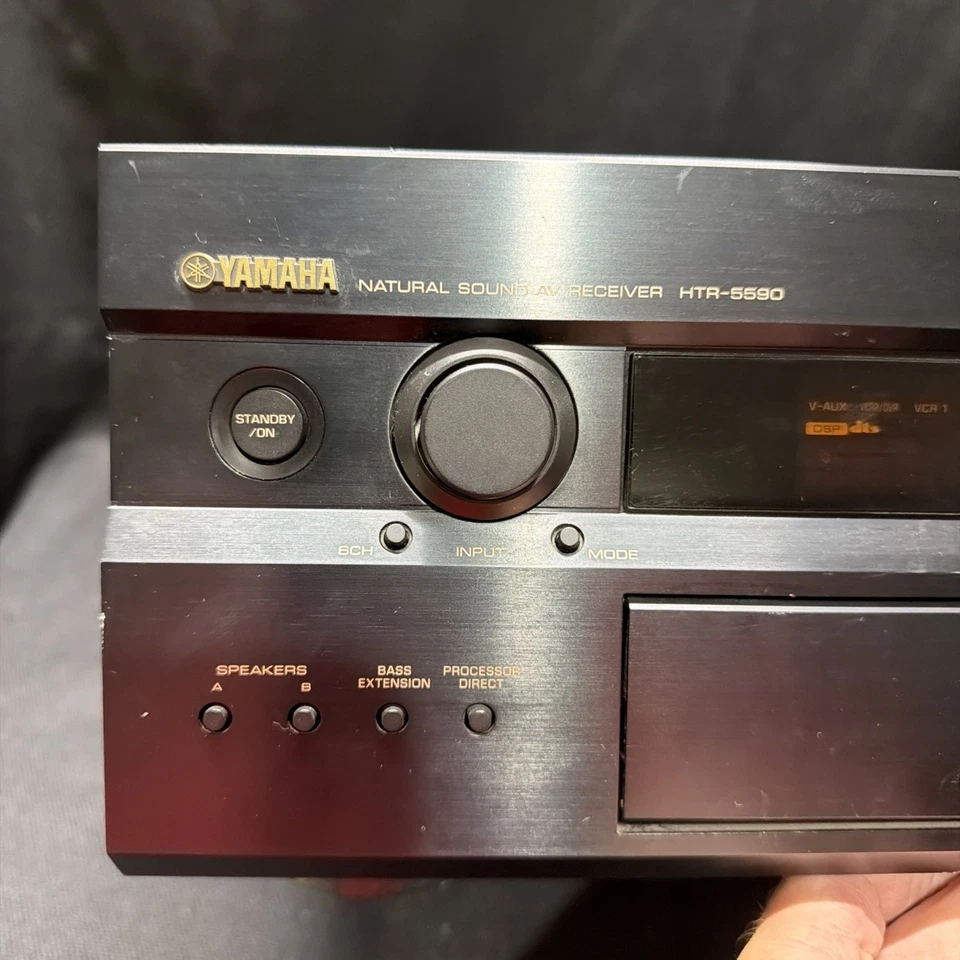 Yamaha HTR-5590 6.1 Channel 600W Home Theater AV Receiver Dual Zone Surround - Image 4 of 4