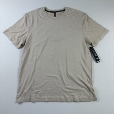 Leg3nd Inspire T Shirt Men Large Active Training Gym Short Sleeve Beige Train