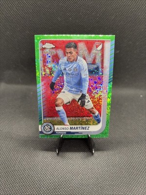 Alonso Martínez [#/99] Green Refractor #85 NYC FC Topps Chrome MLS 2025 