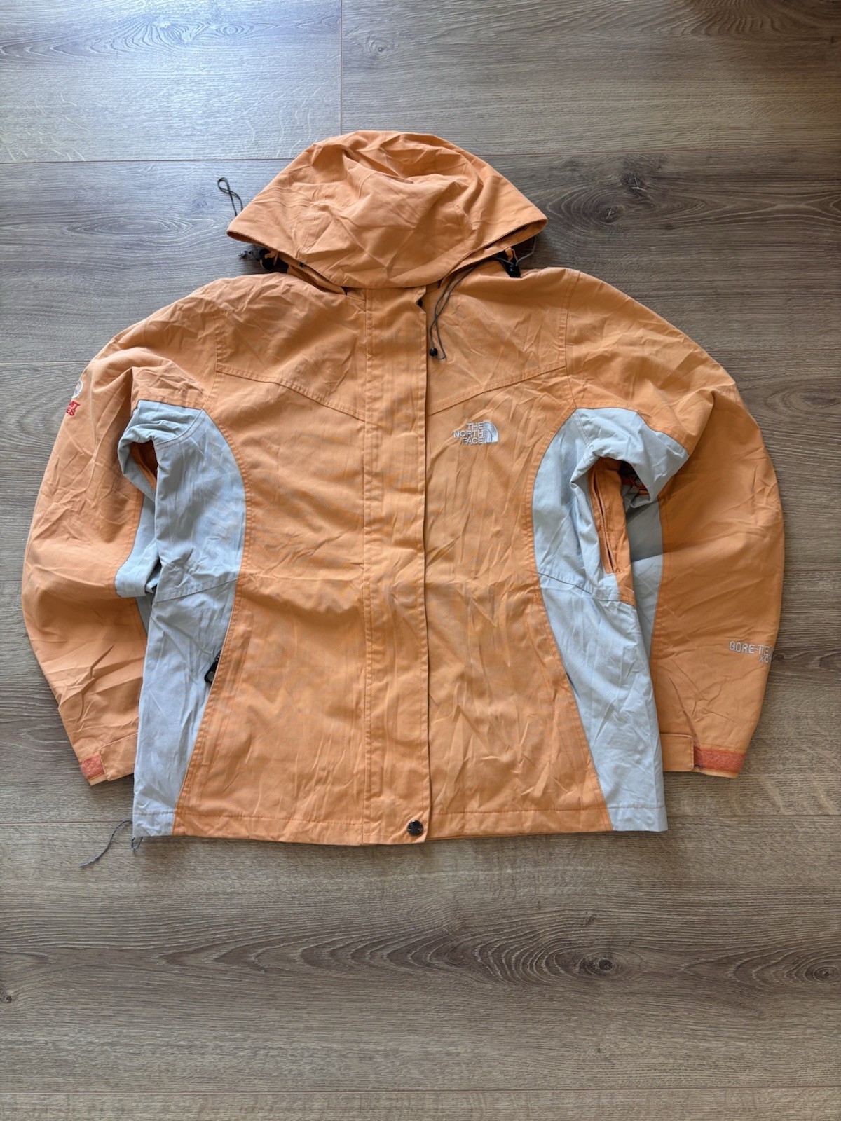 The North Face Gore-tex Orange Grey Shell Jacket