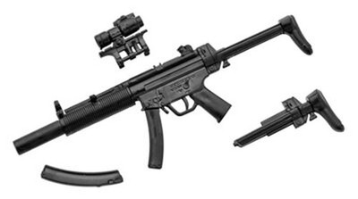 Tomytec 1/12 Little Armory [LA026] MP5SD6 Type Plastikmodell NEU aus Japan