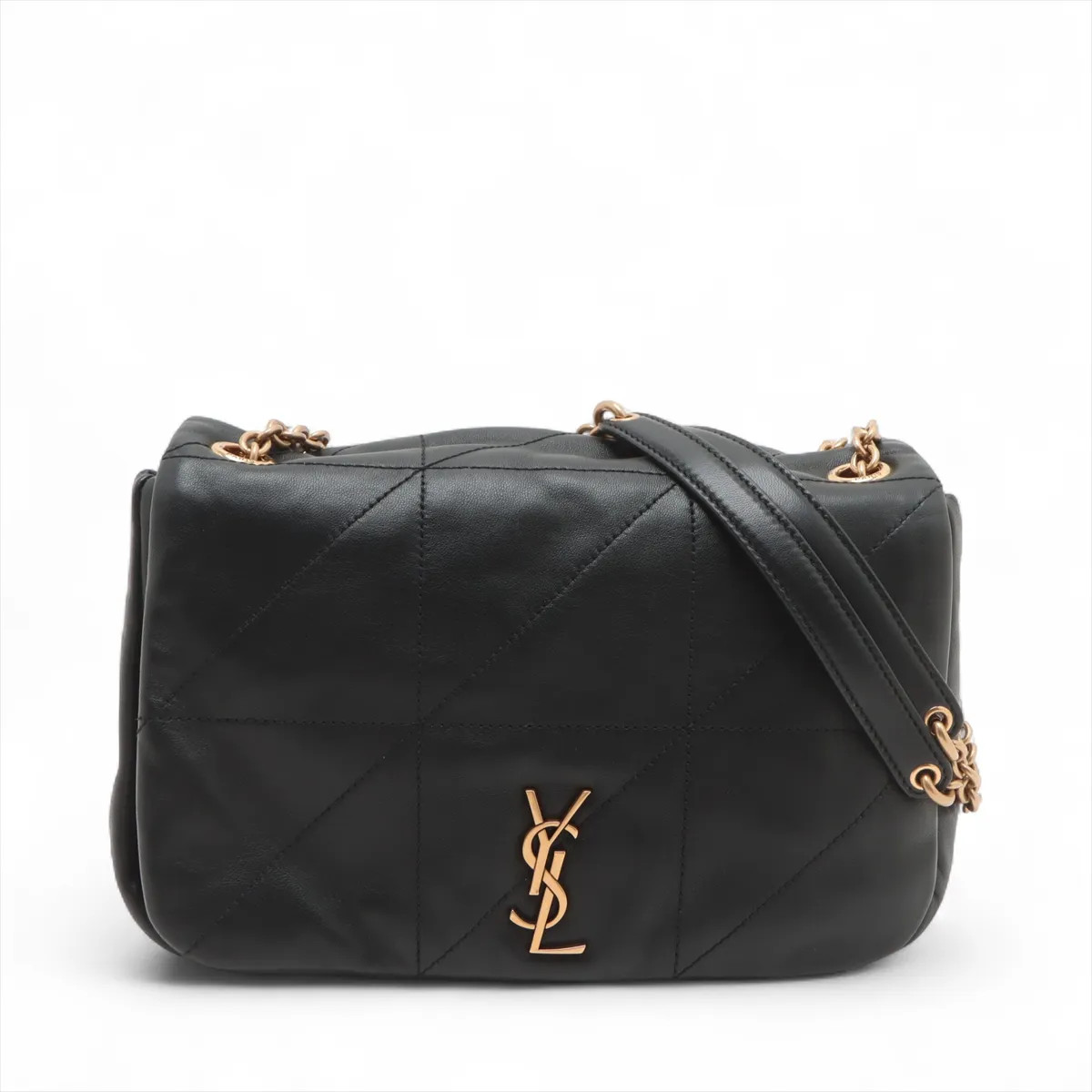 Borsa a tracolla Saint Laurent Paris Jamie in pelle con catena nera 763475