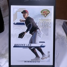 2025 Panini Prospect Edition Brooks Lee Gold 5/10 Minnesota