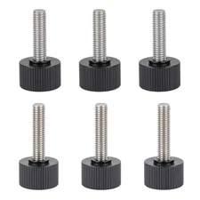 6x CAMVATE M5*18mm & M5*21mm Hexagon Cup Head Thumb Screw for Manfrotto Plate