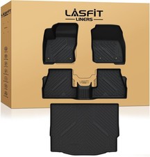 LASFIT Floor Mats and Cargo Liner for Ford Focus 2012-2018 Fit for Hatchback