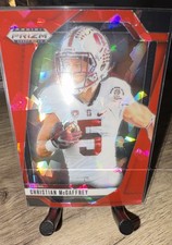2025 Panini Prizm Draft Picks - Christian McCaffrey #194 Red Ice Prizm