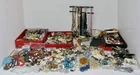 35 LB VINTAGE HUGE COSTUME JEWELRY LOT ~ HARVEST*ALTERED ART*CRAFT