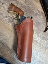Right Hand Lined Leather Western Holster For Colt SAA 4.75"