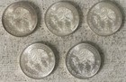 5 Coin 1979 Mexico Cien Pesos Lot 72% Silver 100 Peso Mexican Morelos Y Pavon