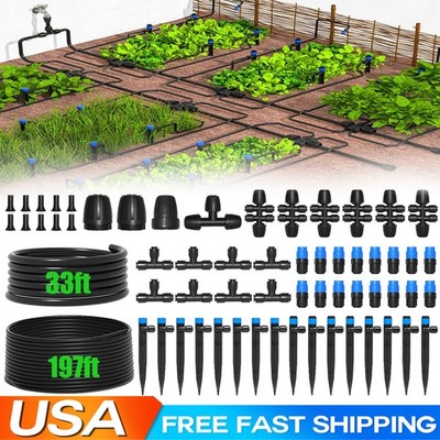 230FT Drip Irrigation System Kit, Automatic Garden Watering System for Plant