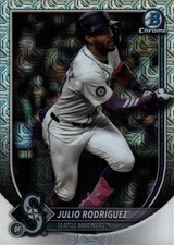 2025 Bowman Chrome Mega Box Mojo Refractor #66 - Julio Rodriguez - Mariners