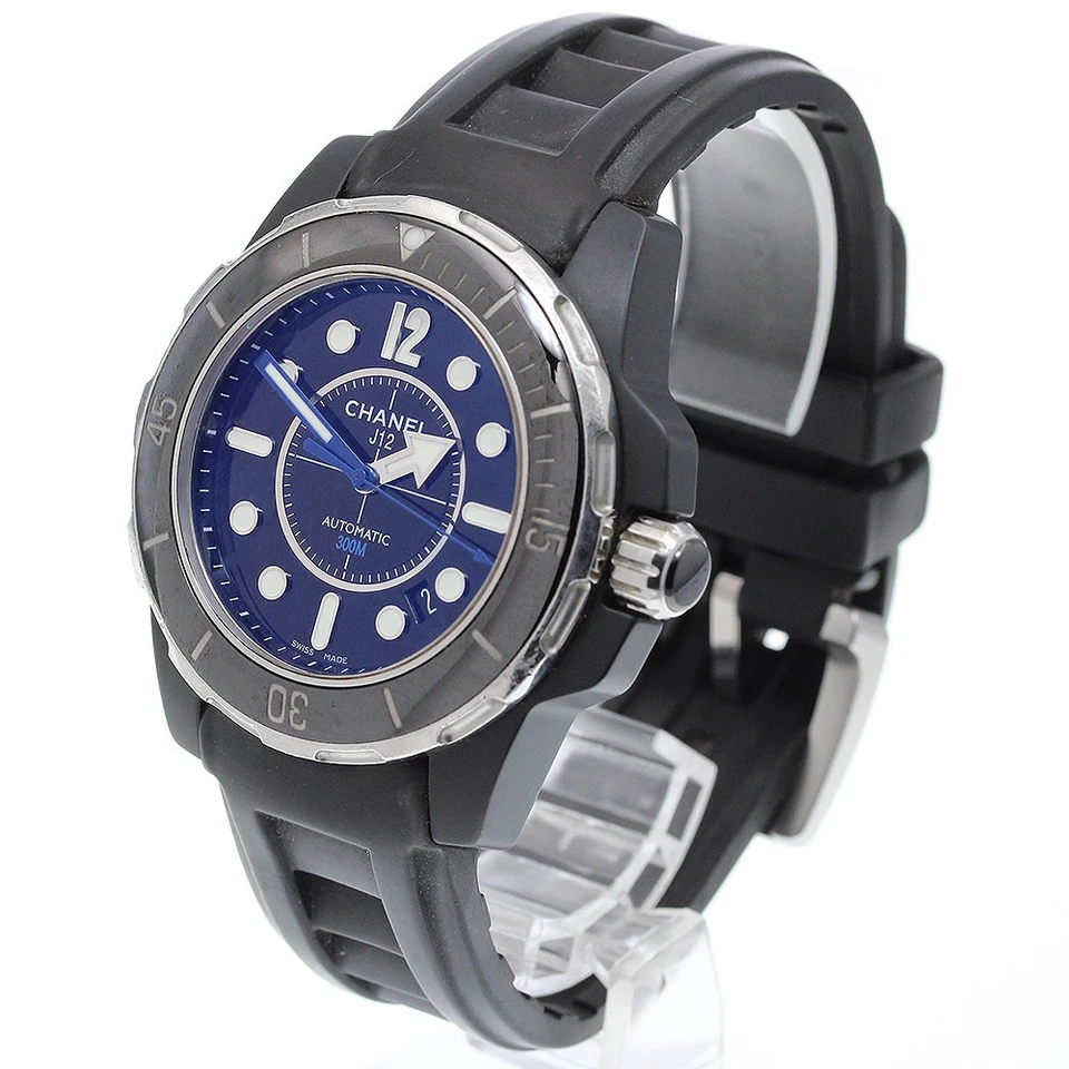 Reloj automático para hombre Chanel J12 Marine 42 H2558 esfera negra_918490 Foto 2 de 4