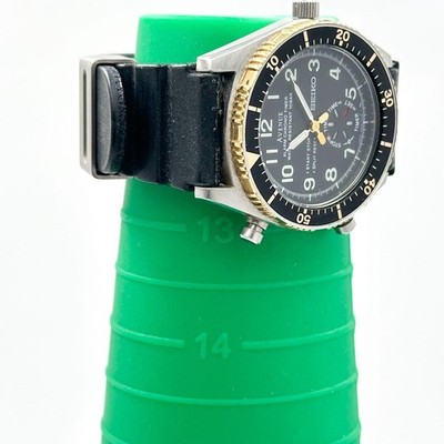 SEIKO Avenue 8M26 6000 Quartz Watch Black Dial 35MM Case 18MM Lug