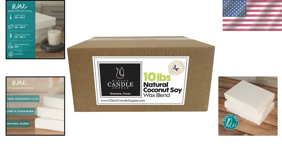 Cera de soja a granel para hacer velas - aroma a aromaterapia Foto 2 de 4