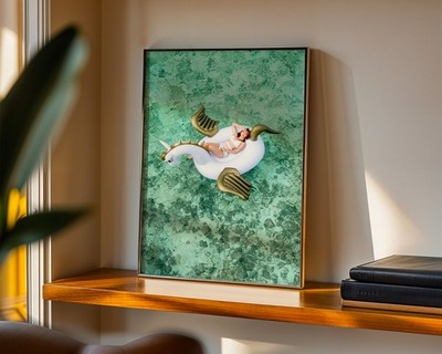 Beach Ocean Relaxing Wall Art Poster Print BS100-35_Frame_Mockup_44