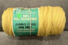 Vintage Yellow Jumbo Craft Cord   ACS Industries, Inc.   Macram   Fiber Arts