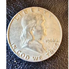 1962 Franklin Half Dollar Philadelphia 50C 90% Silver Circulated US Coin