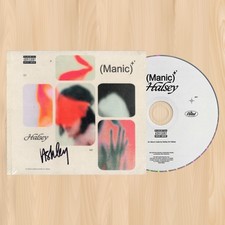 AUTOGRAPHED----  HALSEY Manic CD Graveyard WITHOUT ME You should be sad     0630