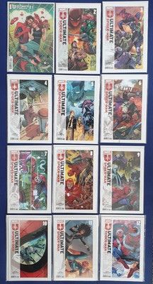 Ultimate Spider-man 1 to 12 Lot *Marvel, #1 Elizabeth Torque variant, UK Seller*