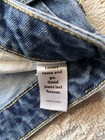 Pacsun Straight Leg Jeans Womens 27x31 90's Boyfriend Two Tone Blue Patchwork — photo 8